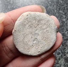 Medieval / Viking Lead Gaming Piece / Weight 34mm, 38g Antique Detector Find (5)