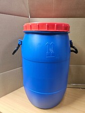 25 Litre Blue Open Keg Storage Keg Barrel With screw Lid