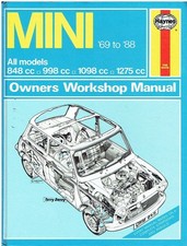 MINI 850 1000 1275GT CLUBMAN COOPER / S MK3 1969-88 OWNERS WORKSHOP MANUAL *VGC*