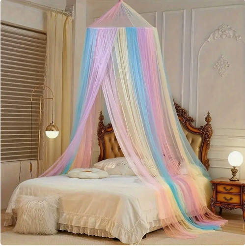 Rainbow princess bed canopy - princess,