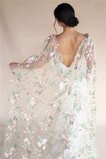 Floral Bridal Wedding Draped