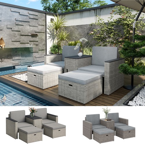 Piece rattan garden - 5,