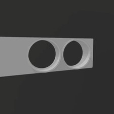 Two Gauge In Radio Mount BMW E36