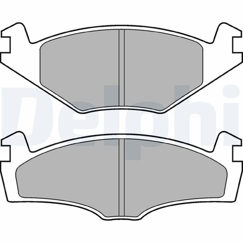 Lp979 delphi brake pad set - delphi,