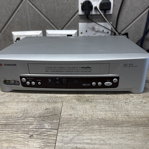 Schneider svc616 vcr vhs video - vhs,
