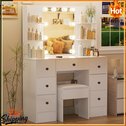 White dressing table - table, 5