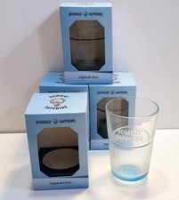 NEW Bombay Sapphire Long Drink Highball Ribbed Glass 35cl 350ml Man Cave Bar
