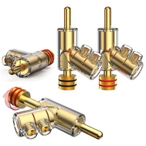 4pcs end gold - hi-end, plated