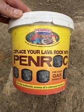 Penroc Lava rock, tub of 55 briquettes for gas BBQ - new unopened
