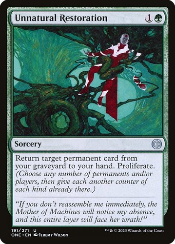 Mtg unnatural restoration - [mtg],