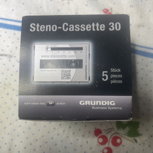 Grundig steno cassettes - grundig, 30