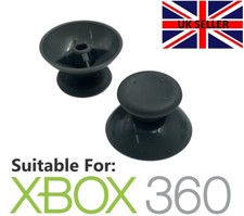 Xbox 360 Controller Thumbstick Joystick Replacement Analog Joy Stick Black/Grey