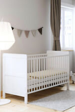 New Little Acorns Cot Bed White Free local delivery