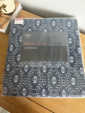 M&S Pencil Pleat Curtains Grey