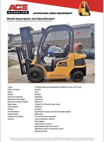 Cat gp25n container - cat,