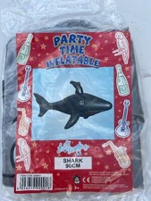 SHARK POOL TOY INFLATABLE 90