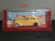 TINTIN BOOK COMIC CRAB WITH GOLDEN CLAWS DIECAST MODEL YELLOW CAR + FIGURE