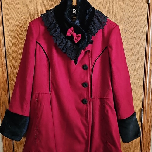 Hell bunny embroidered faux - hell,