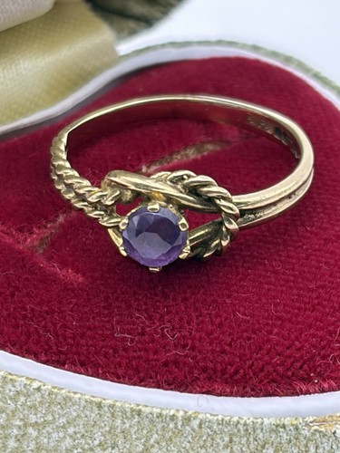 Vintage amethyst ring carat - amethyst, ring,