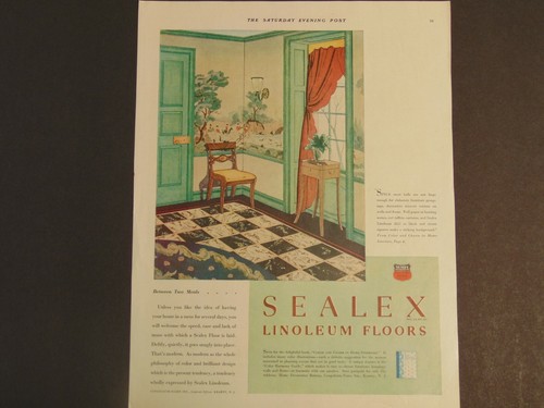 1930 sealex linoleum - sealex,