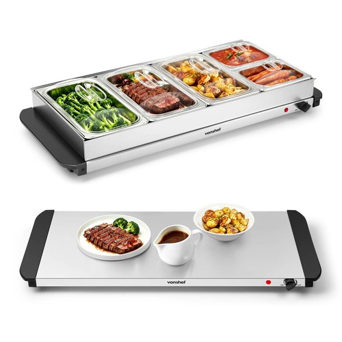 Vonshef food warmer tray - vonshef,