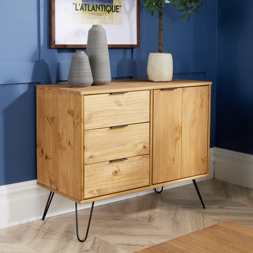 Solid pine sideboard drawers - 3,