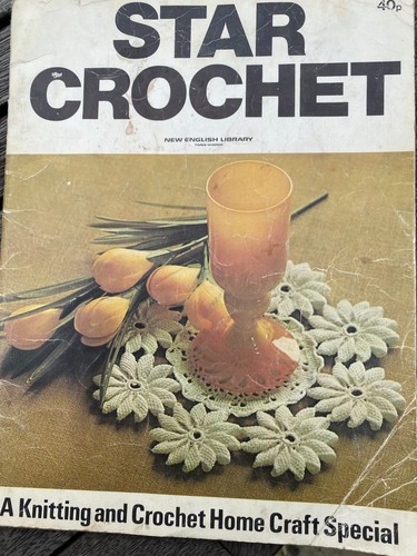 Star crochet 1970 pattern - crochet, 1970's