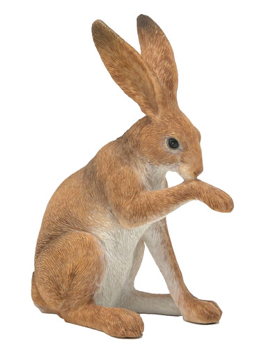 Hare ornament sculpture - hare,