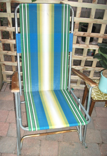 Vintage camping chair retro