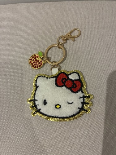 Hello kitty keyring bag charm - keyring,
