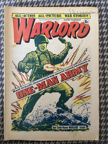 Warlord comic 79 march - comic,