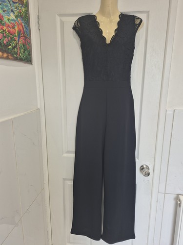 Lipsy lace jumpsuit size - size, 8
