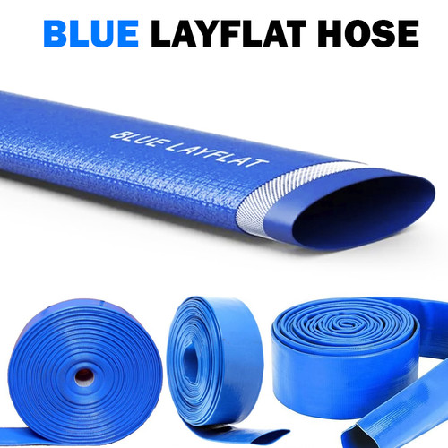 Blue pvc layflat water - pvc,