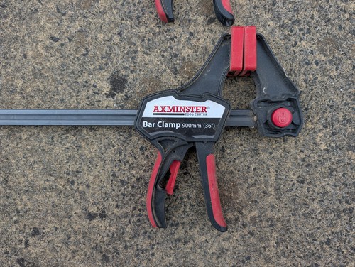 Axminster bar clamps 900mm - 6x,