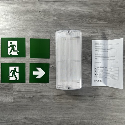 Led emergency light bulkhead - led,