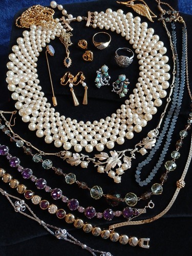 Vintage jewellery joblot - vintage,
