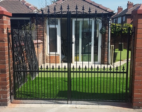 Arched drive gate - gate,,