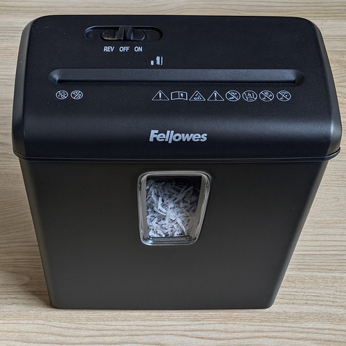 Fellowes sheet cross cut - 6,