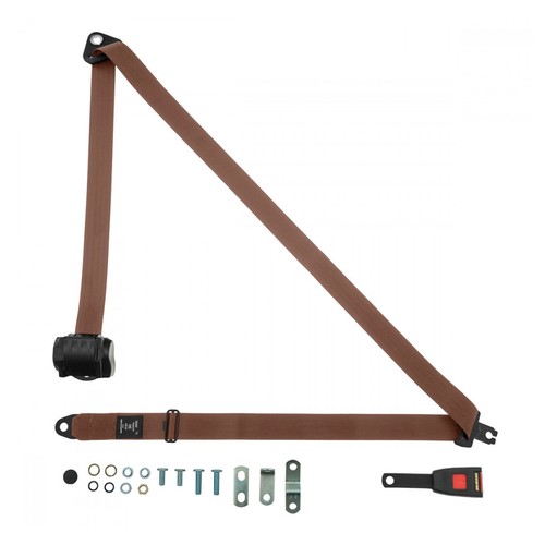 Front automatic seat belt - front,