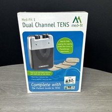 Med-Fit 1 Dual Channel Tens Machine for Effective Pain Relief - Has New Pads