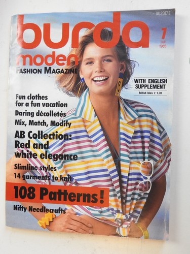 Burda moden magazine - moden, july