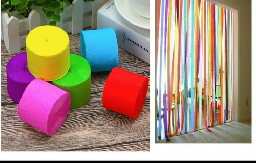 81ft crepe paper streamer roll - crepe,
