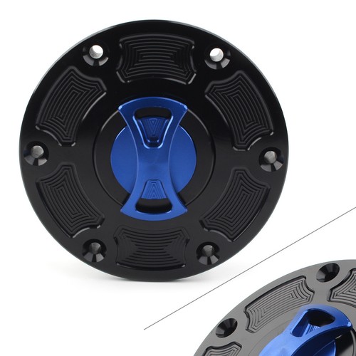 Motorcycle blue cnc fuel tank - motorcycle,