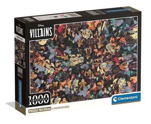 Disney villains puzzle - puzzle, 1000