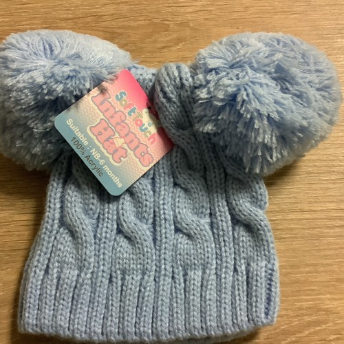 Baby blue ribbed - blue, cabled