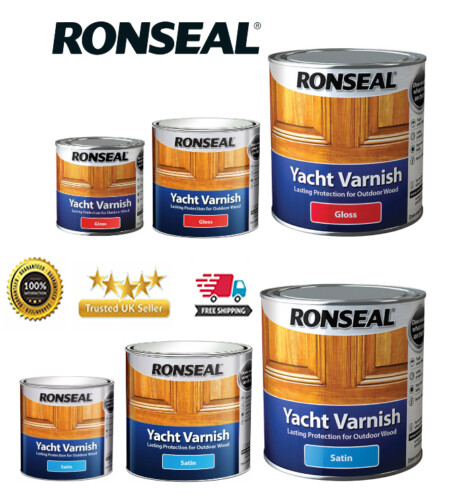 Ronseal yacht varnish - yacht,