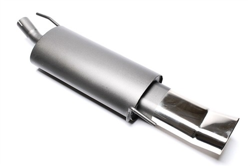 Sports exhaust steel 70x140mm - sports,