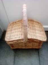 Vintage Wicker Picnic Basket