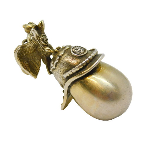 Fabergé silver gilt chevalier - gilt,