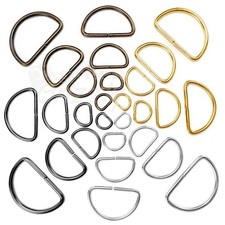 Metal D Rings Buckles Leather